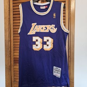 Mitchell & Ness Lakers Jersey - Blue and Gold